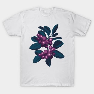 Bunch of ripe chokeberries T-Shirt